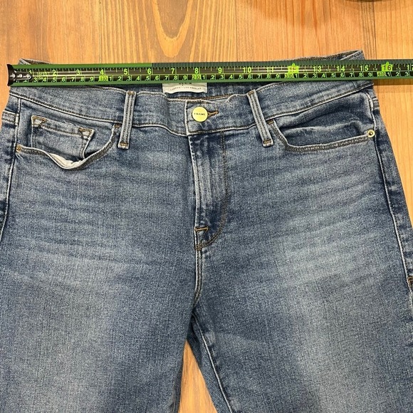 Women's FRAME Blue Le Garçon‎ Boyfriend Jeans Size 28 - Picture 6 of 11